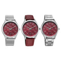 Titan Classique Palette of Time Analog with Magenta Dial Interchangeable Straps Watch with for Men