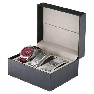 Titan Classique Palette of Time Analog with Magenta Dial Interchangeable Straps Watch with for Men