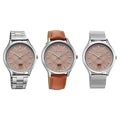 Titan Classique Rust Orange Dial Interchangeable Straps Analog with Date Watch for Men