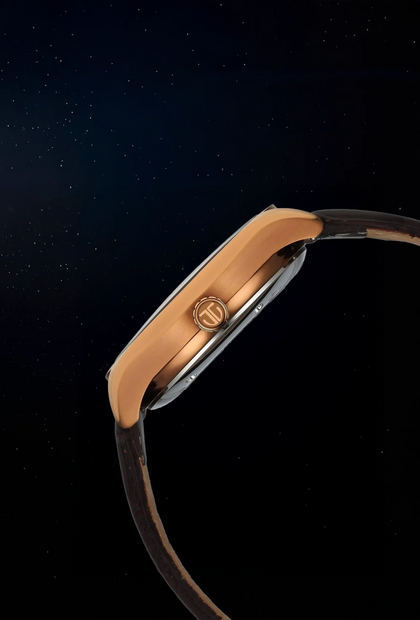 Titan Stellar Starburst Brown Dial Concealed Automatic Watch