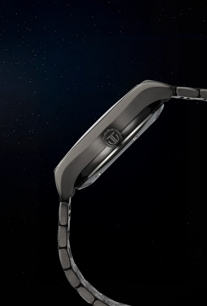 Titan Stellar Starburst Violet Dial Concealed Automatic Watch