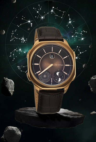 Titan Stellar Jumping Hour Micromotors Dual Moonphase Watch