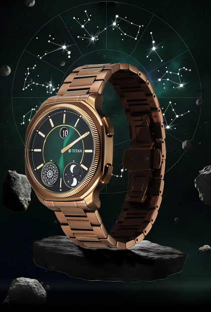 Titan Stellar Jumping Hour Micromotors Dual Moonphase Watch