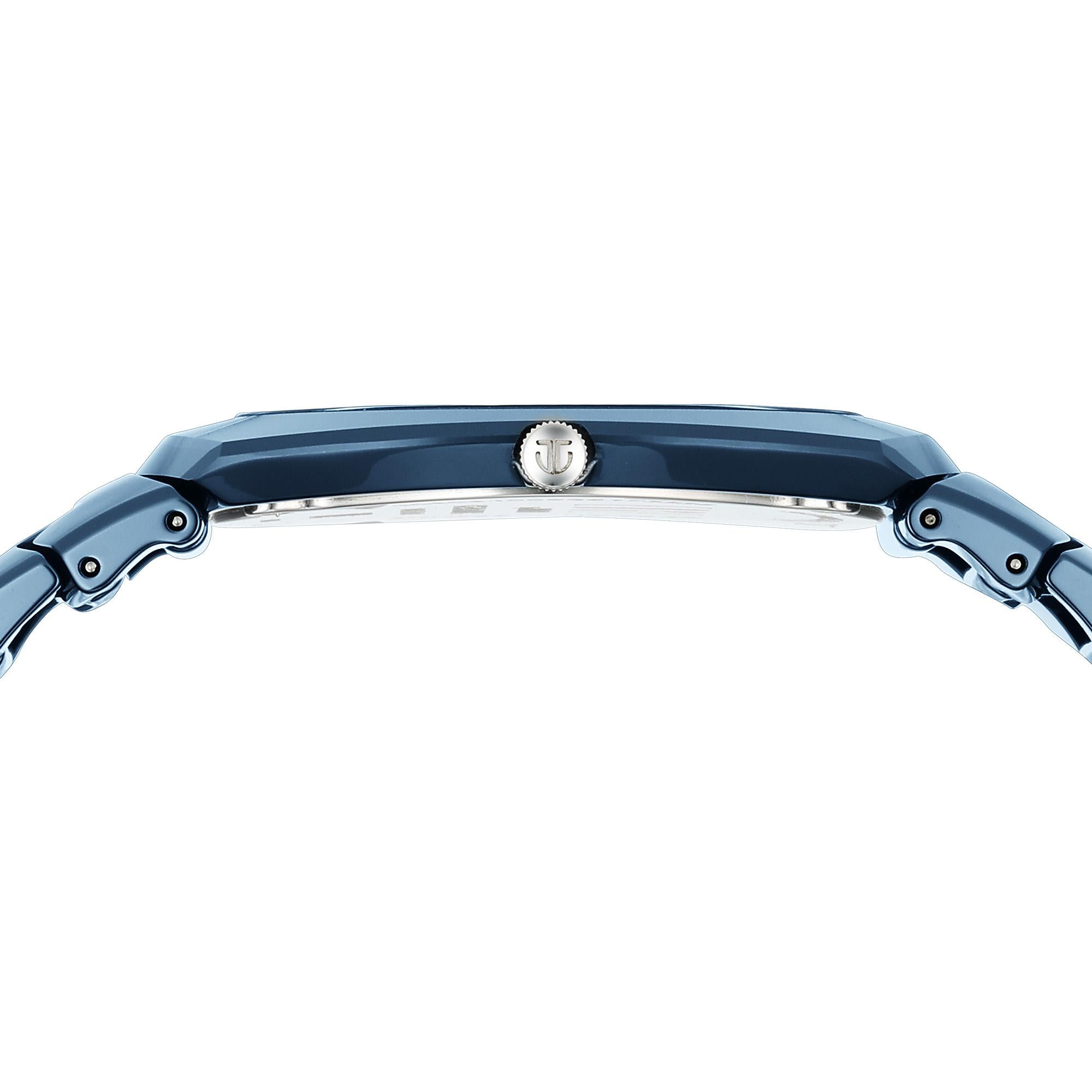 Titan Edge Blue Special Dial Ceramic Strap Analog Watch for Men