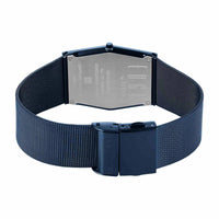 Titan Edge Blue Special Dial Stainless Steel Strap Analog Watch for Men