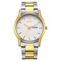 Titan Silver Dial Two Toned Metal Strap Analog with Day Date Watch for Men