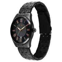 Titan Workwear Black Dial Stainless Steel Strap Analog with Date Watch for Men