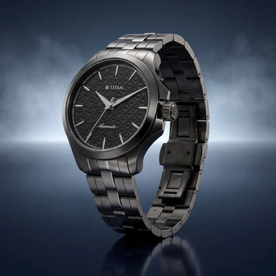 Titan Vetra Grey Dial 72 Hour Power Reserve Automatic Watch for Men