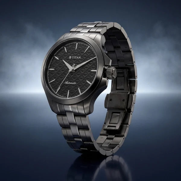 Titan Vetra Grey Dial 72 Hour Power Reserve Automatic Watch for Men