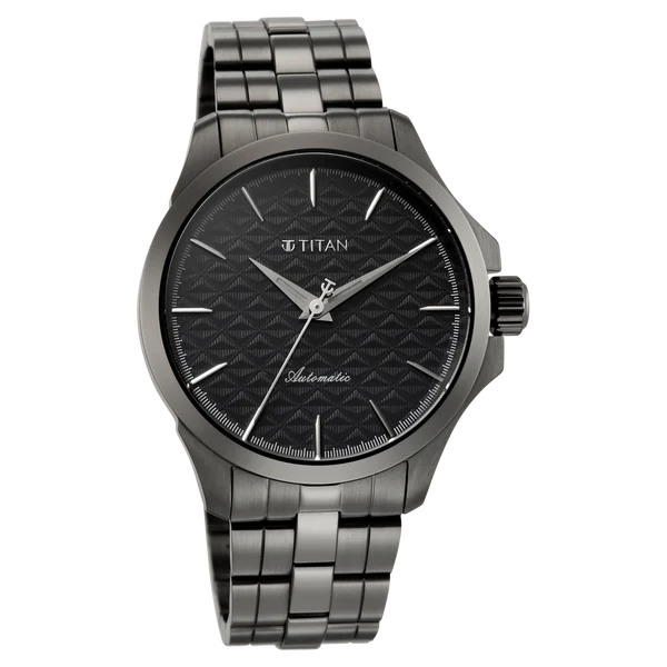 Titan Vetra Grey Dial 72 Hour Power Reserve Automatic Watch for Men