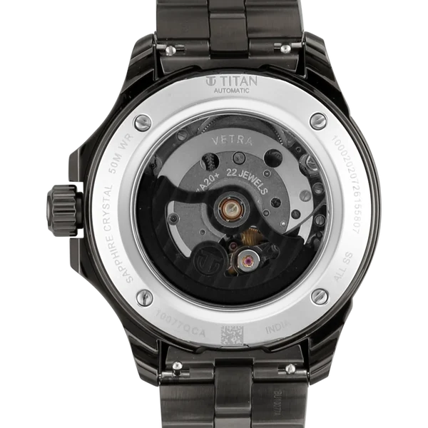 Titan Vetra Grey Dial 72 Hour Power Reserve Automatic Watch for Men