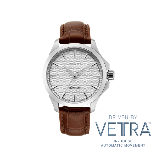 Titan Vetra White Dial 72 Hour Power Reserve Automatic Watch for Men