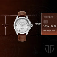 Titan Vetra White Dial 72 Hour Power Reserve Automatic Watch for Men