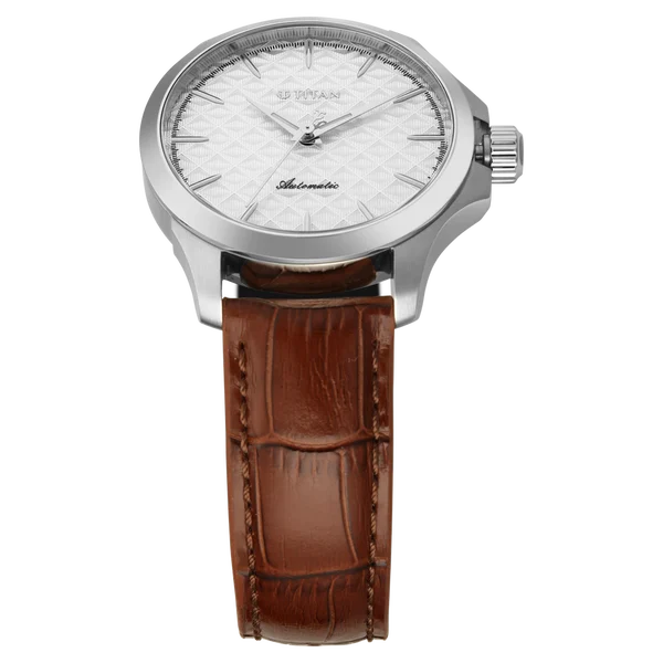 Titan Vetra White Dial 72 Hour Power Reserve Automatic Watch for Men
