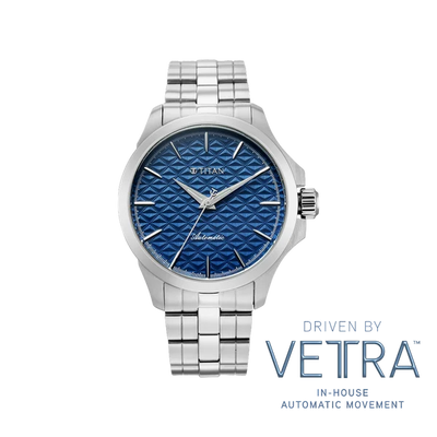 Titan Vetra Blue Dial 72 Hour Power Reserve Automatic Watch for Men