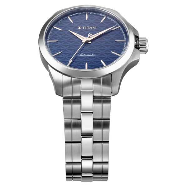 Titan Vetra Blue Dial 72 Hour Power Reserve Automatic Watch for Men