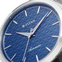 Titan Vetra Blue Dial 72 Hour Power Reserve Automatic Watch for Men