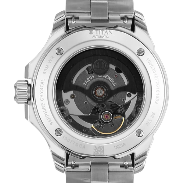 Titan Vetra Blue Dial 72 Hour Power Reserve Automatic Watch for Men