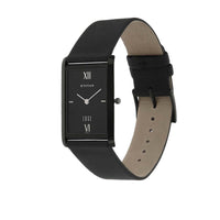 Titan Edge Quartz Analog Black Dial Leather Strap Watch for Men