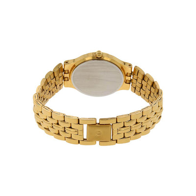 Titan White Dial Gold Stainless Steel Strap Analog with Day-Date Watch for Men