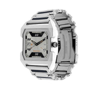 Fastrack Quartz Analog Silver Dial Stainless Steel Strap Watch for Guys