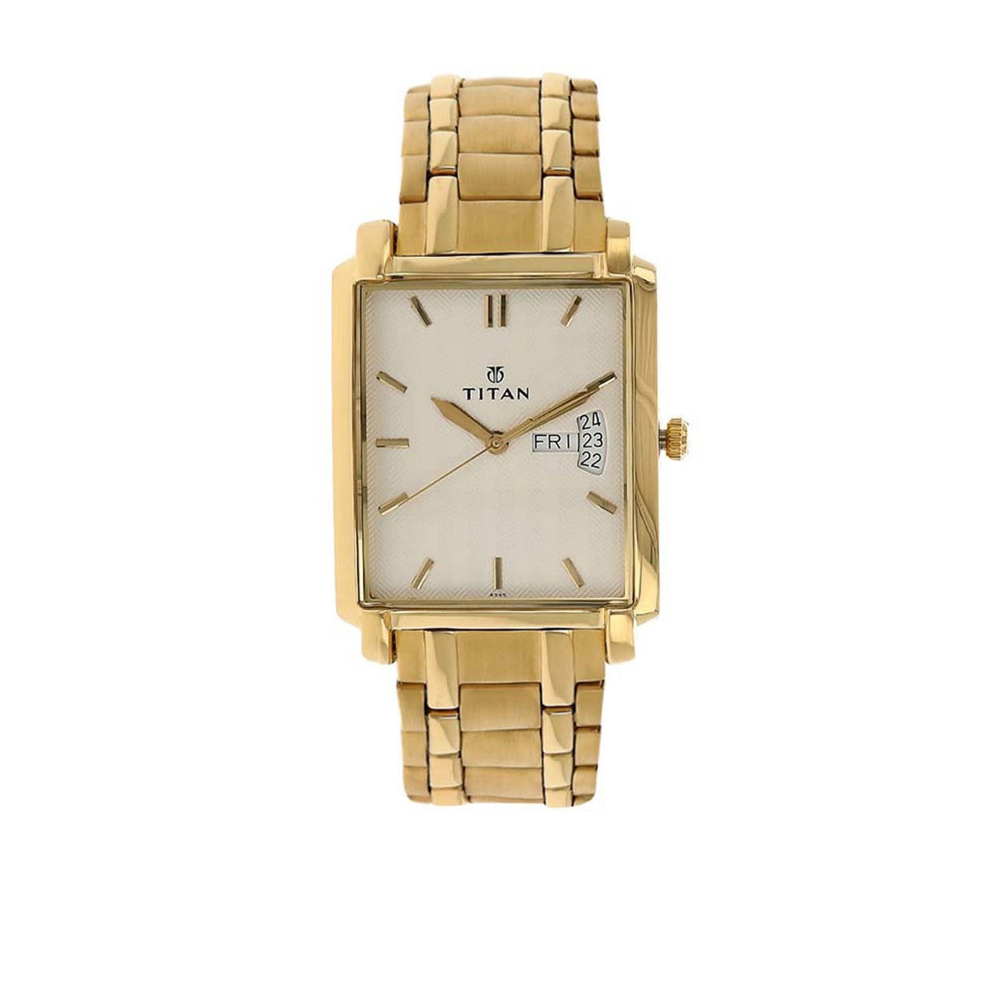 Titan Regalia Silver-White Dial Alog Watch for Men