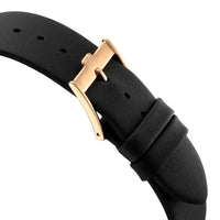 Titan Edge Beige Dial Black Leather Strap Analog Watch for Men