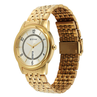 male gold watch
