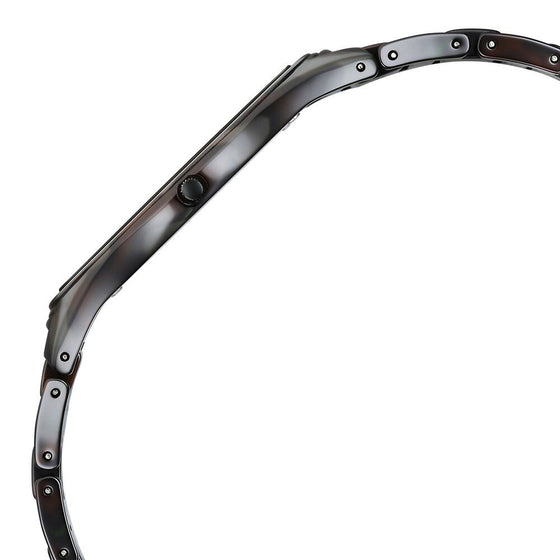 Titan Ceramic Camo Quartz Analog Green Dial Ceramic Strap Watch For Men