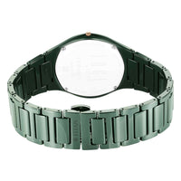 Titan Edge Green Dial Ceramic Strap Analog Watch for Men