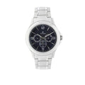 Titan Blue Dial Quartz Multifunction Stainless Steel Strap watch for Men