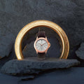 Titan Quartz Multifunction White Dial Leather Strap Watch for Men