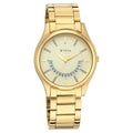 Titan Lagan Yellow Dial Analog Metal Strap Watch for Men
