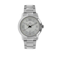 Titan Silver Dial Stainless Steel Strap Analog with Date Watch for Men