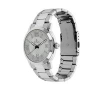 Titan Silver Dial Stainless Steel Strap Analog with Date Watch for Men