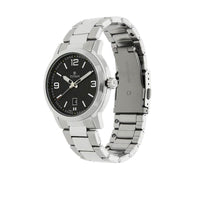 Titan Quartz Analog Analog with Date Black Dial Stainless Steel Strap Watch for Men