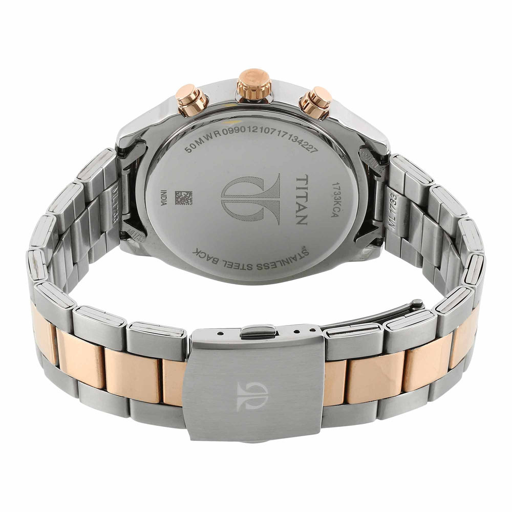 Titan Bandhan White Dial Multi Stainless Steel Strap watch for Couple