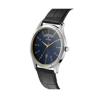 Titan Workwear Blue Dial Analog with Day and Date Leather Strap watch for Men