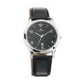 Titan Workwear Black Dial Leather Strap Analog with Date Watch for Men