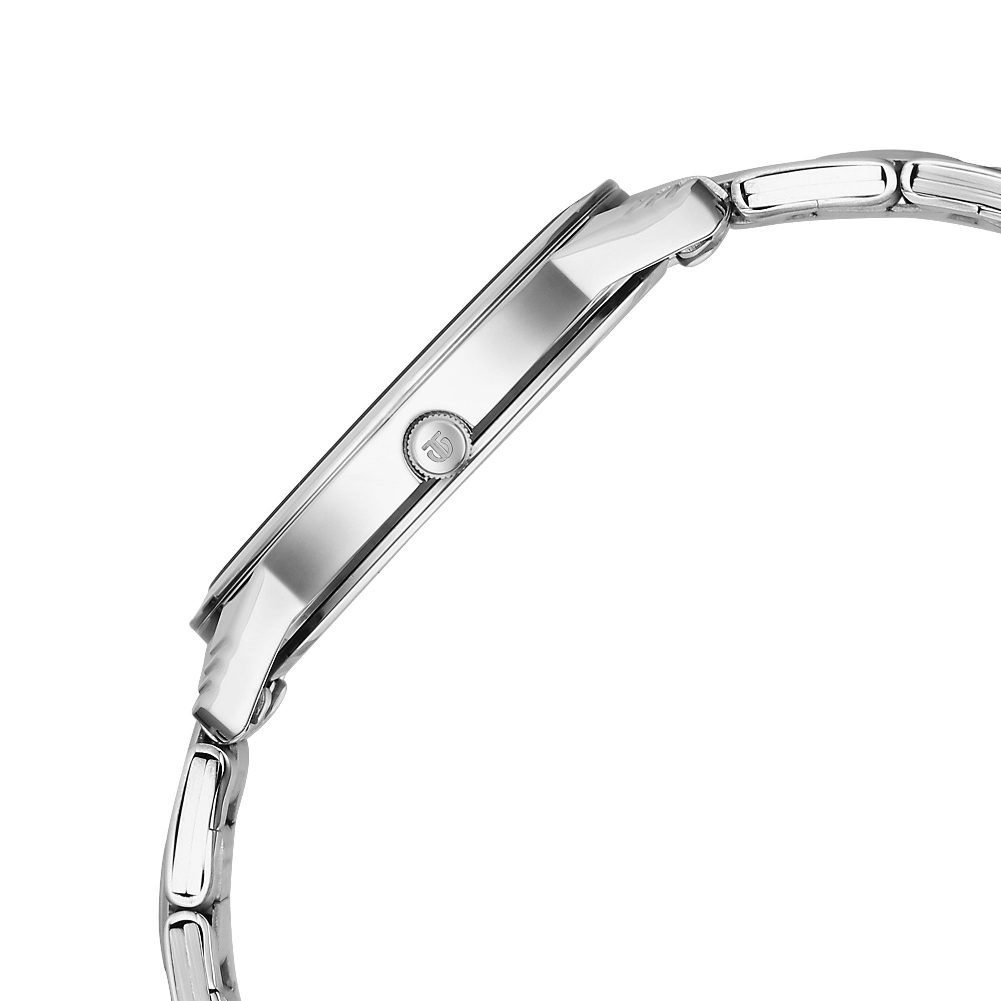 Titan Karishma Silver Dial Metal Strap Analog Watch for Men