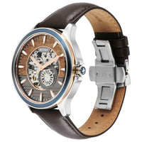 Titan Automatic Anthracite Dial Leather Strap Watch for Men