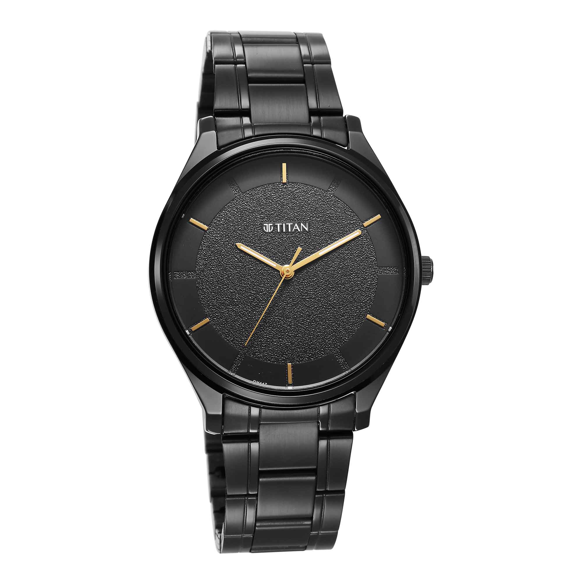 Titan Quartz Analog Silver Dial Watch for Men