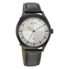 Titan Neo Economy Quartz Analog with Date Silver Dial Grey Leather Strap Watch For Men