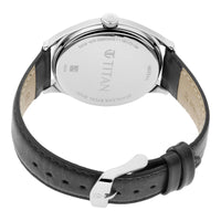 Titan Men's Urban Edge Lustrous Blue Dial Leather Watch