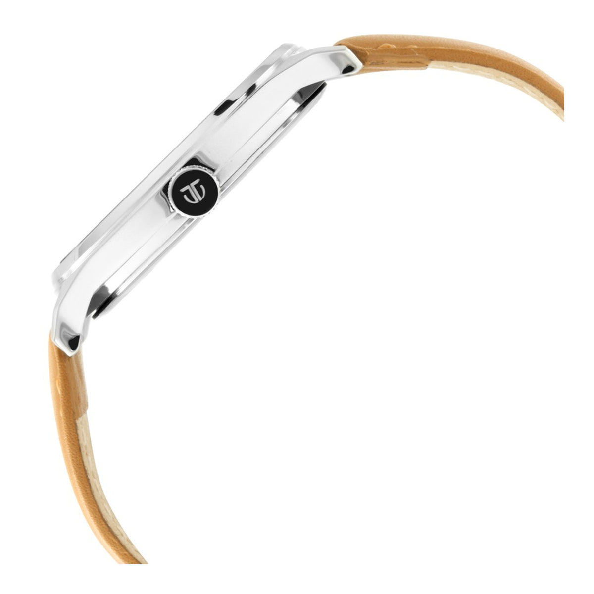 Titan Men's Urban Edge Lustrous White Dial Leather Watch