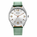 Titan Urban Analog Silver White Dial Leather Strap Watch for Men