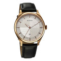 Titan Silver Dial Black Leather Strap Analog with Date Watch for Men