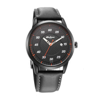 Titan Quartz Multifunction Black Dial Leather Strap Watch for Men