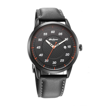 Titan Workwear Multifunction Black Dial Brown Leather Strap Watch For Men