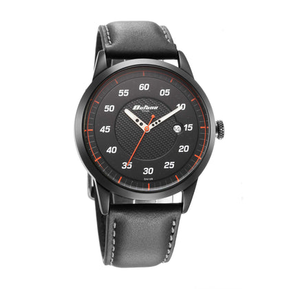 Titan Workwear Multifunction Black Dial Brown Leather Strap Watch For Men